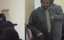 Ahmeth Khalifa Niass à son arrivée ce lundi à l'hôtel "Le Ndiambour" 