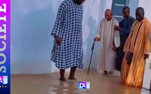 TOUBA- L’image qui choque… Serigne Sidy Abdou Lahad : les pieds dans les eaux pluviales