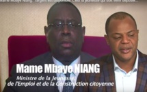 Mame Mbaye Niang: "l'argent est disponible. C'est la jeunesse qui doit venir déposer..." Mame Mbaye Niang: "l'argent est disponible. C'est la jeunesse qui doit venir déposer..."