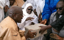 TOUBA : SERIGNE MOUNTAKHA MBACKÉ POSE LA PREMIÈRE PIERRE DE LA RÉNOVATION DE LA GRANDE MOSQUÉE