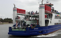 Gambie : Un nouveau ferry écologique inauguré par le président pour faciliter la traversée entre Banjul et Barra