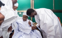 Le PR Diomaye a rendu  visite à Thierno Ahmadou Tidiane Ba, Khalif Général de Médina Gounass