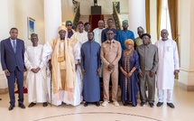 Le Grand Serigne Pape Ibrahima Diagne, le Pr Babacar Guèye, l'avocat Me Boucounta Diallo, Bécaye Mbaye...reçus par Diomaye 
