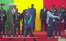 EN DIRECT | Cérémonie de réception des sélections nationales U15 et U17 au Palais de la République.