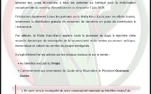Après le Congrès et la Journée d’investiture de SONKO, la "MAFIA KACC-KACCI"  appelle à la mobilisation de la Jeunesse pour des actions sur le terrain