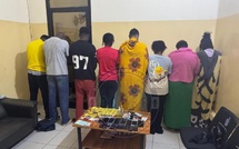 Sexe tarifé, drogue et alcool à Nord-Foire : Cinq prostituées et trois hommes arrêtés par la BR de Faidherbe