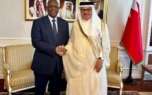 Campagne pour le poste de Sg de l'ONU- Macky Sall  reçu  au Royaume de Bahreïn par le ministre bahreïnien des Affaires étrangères