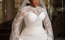 Mariage princier de Mame Diarra Diop : dans l’écrin d’une robe d’exception, une mariée qui rayonne (IMAGES EXCLUSIVES)